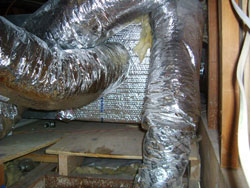 Improper air duct connections prevent air from freely moving. Air conditioning service and Heating service.
